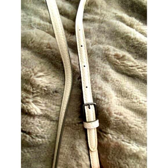 COACH PEBBLE LEATHER‎ ALL STUD GROMMETS CROSSBODY BAG NWOT DOUBLE ZIPPER SMALL - Picture 4 of 15